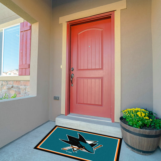 San Jose Sharks Front Door Mat