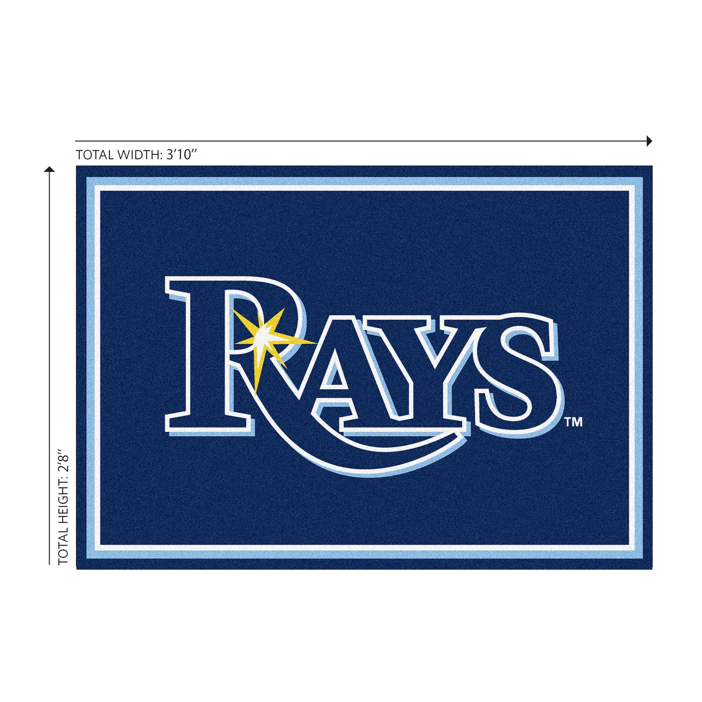 Tampa Bay Rays Welcome Mat Dimensions
