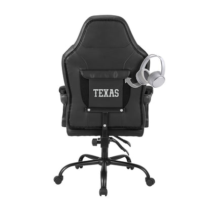 Texas Longhorns Office Gamer Chair Back