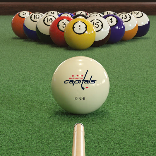 Washington Capitals logo pool ball set