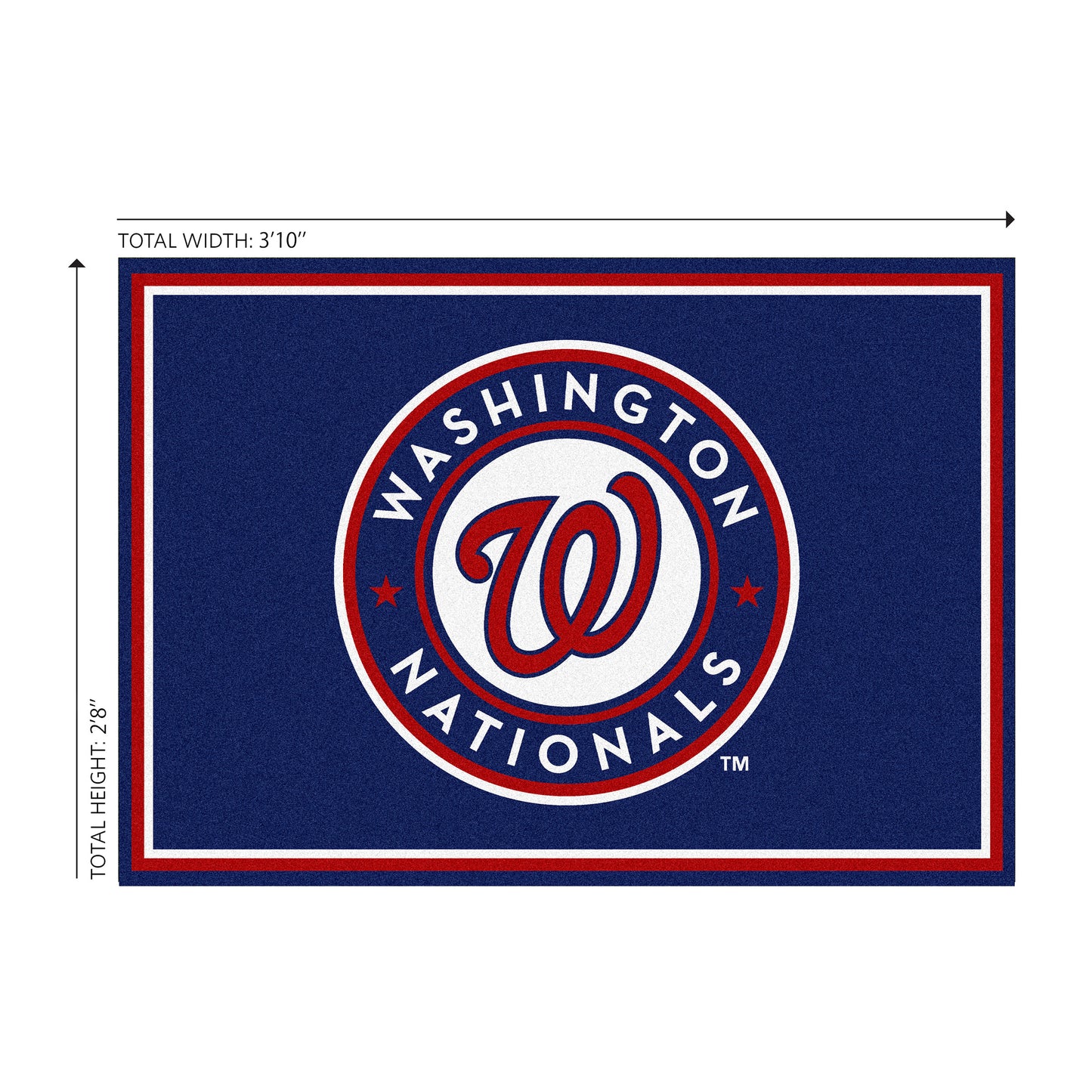 Washington Nationals Welcome Mat Dimensions