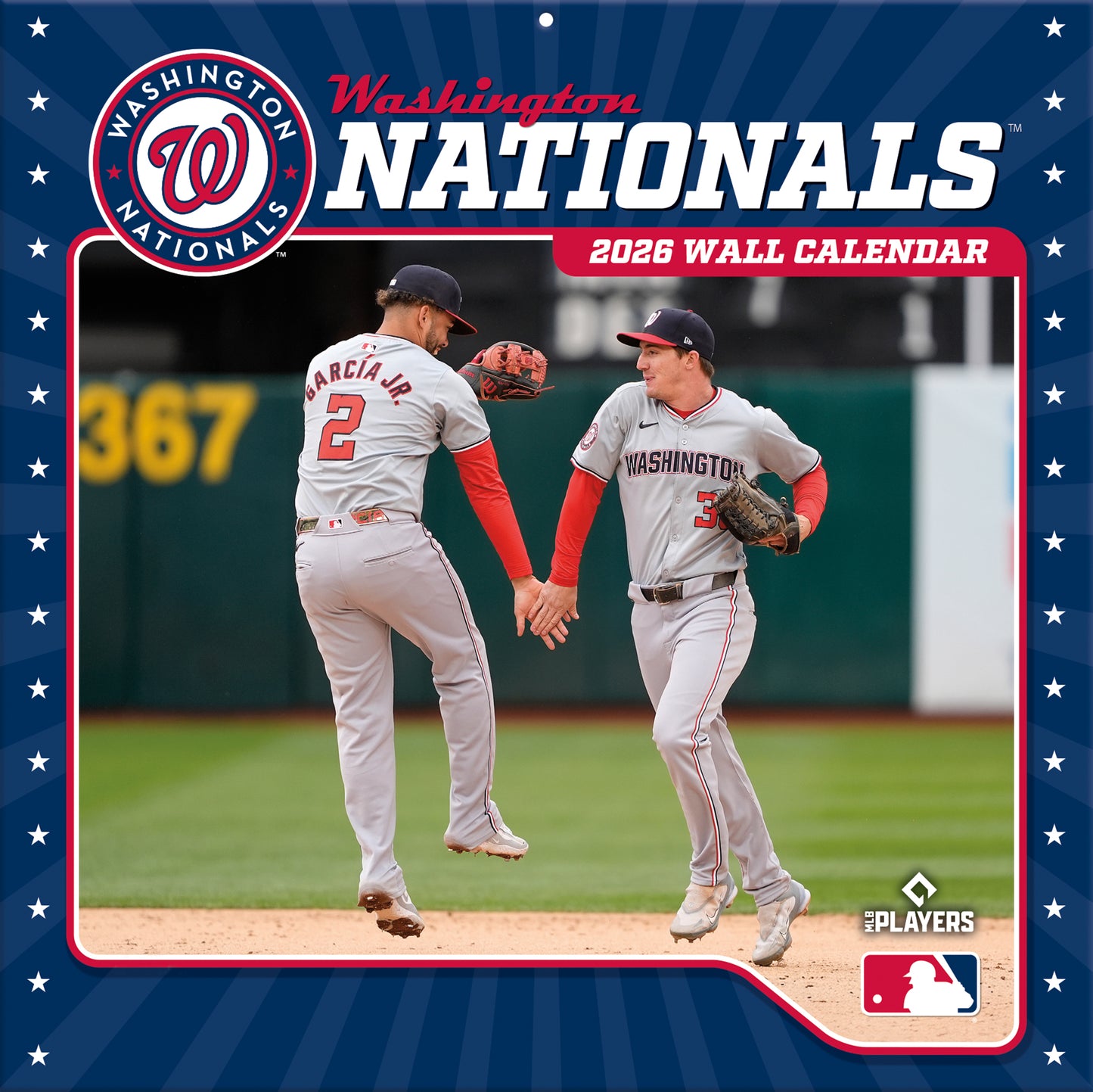 Washington Nationals Team Photos Wall Calendar