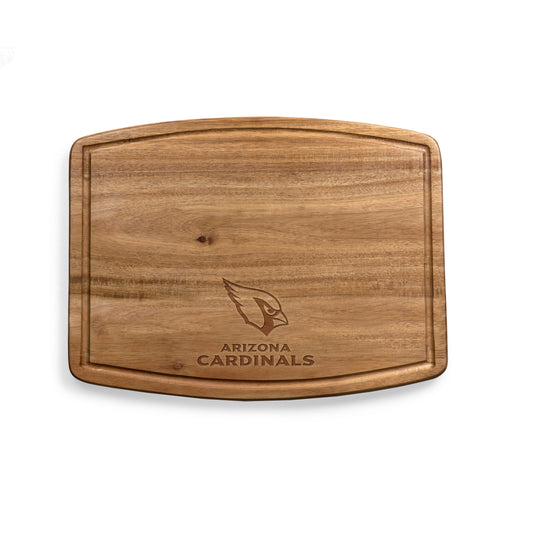 Arizona Cardinals - Ovale Acacia Cutting Board