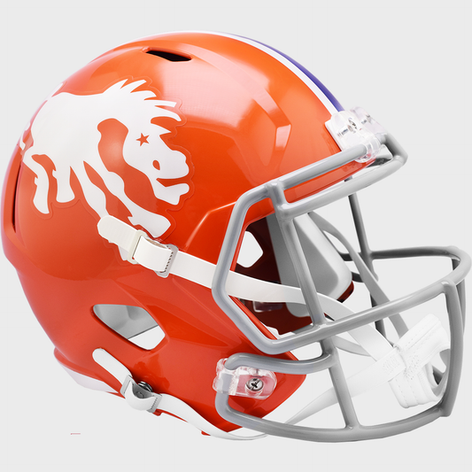 Denver Broncos full size replica throwback helmet