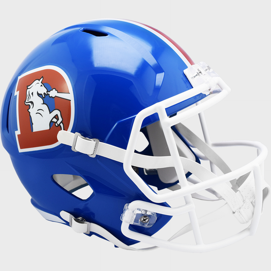 Denver Broncos full size replica throwback helmet