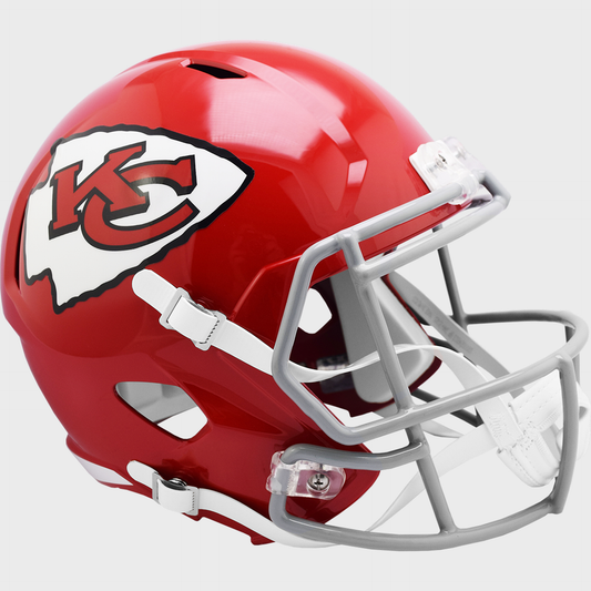 Kansas City Chiefs full size replica throwback helmet