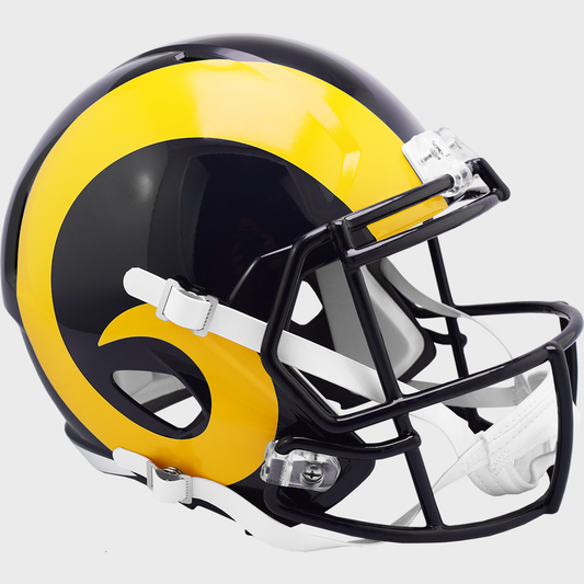 Los Angeles Rams full size replica throwback helmet