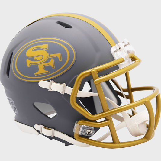 San Francisco 49ers slate replica full size helmet