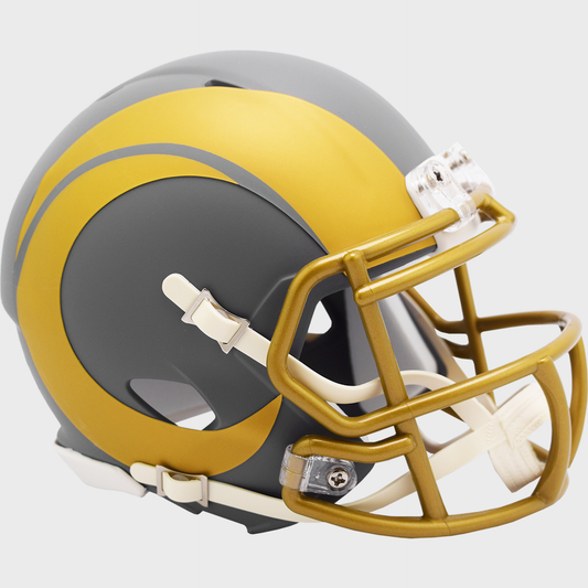Los Angeles Rams slate replica full size helmet