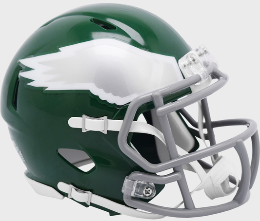 Philadelphia Eagles throwback mini helmet