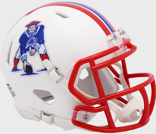 New England Patriots throwback mini helmet