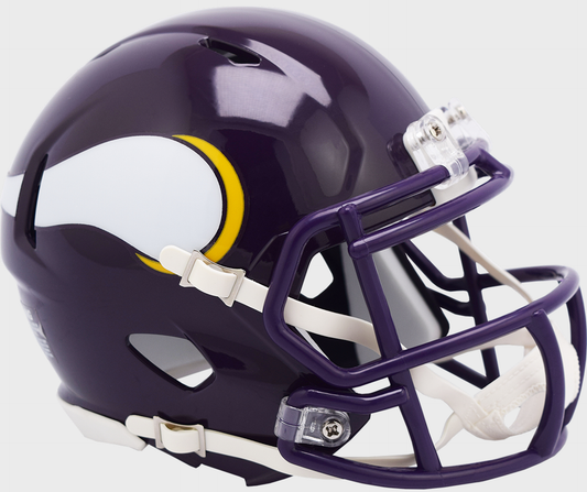 Minnesota Vikings throwback mini helmet