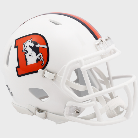 Denver Broncos Snowcapped mini helmet