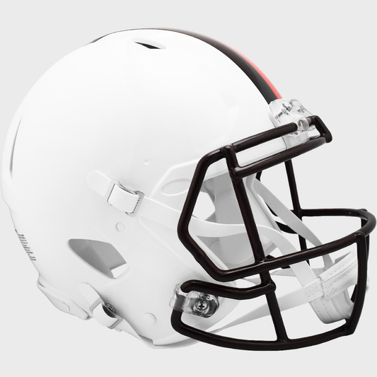Cleveland Browns authentic White Out full size helmet