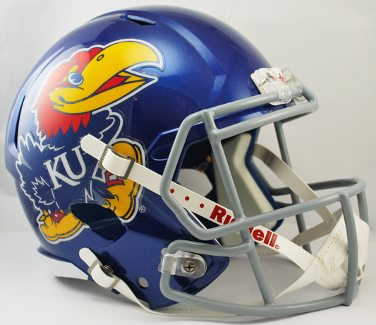 Kansas Jayhawks full size replica helmet
