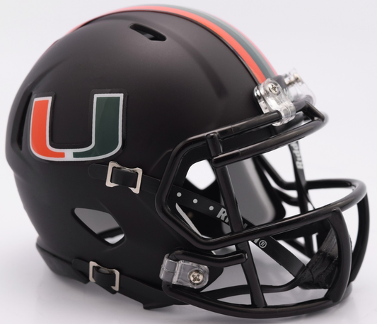 Miami Hurricanes mini helmet