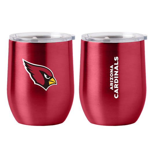 Arizona Cardinals stainless steel curved drink tumbler