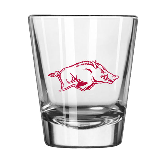 Arkansas Razorbacks shot glass
