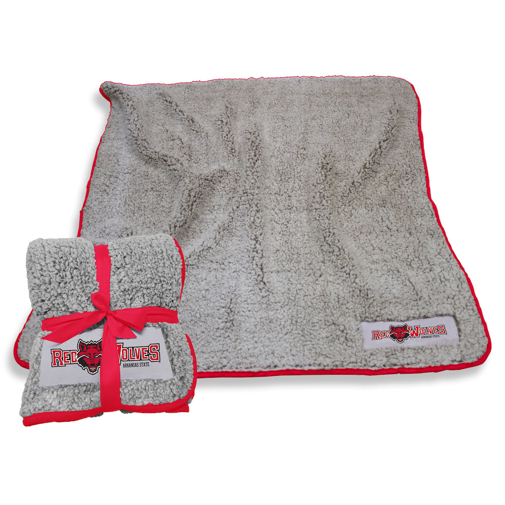 Arkansas State Red Wolves Frosty Fleece blanket