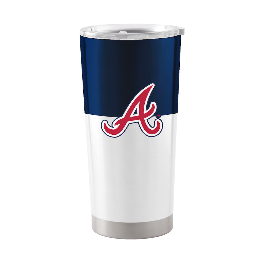 Atlanta Braves 20 oz color block travel tumbler