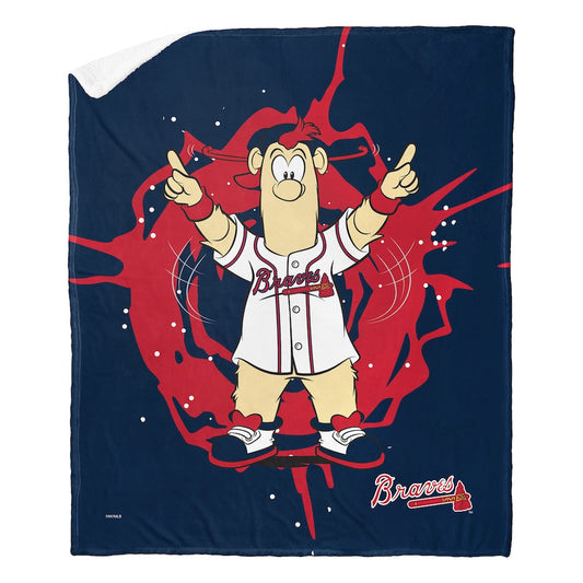 Atlanta Braves MASCOT Sherpa Blanket