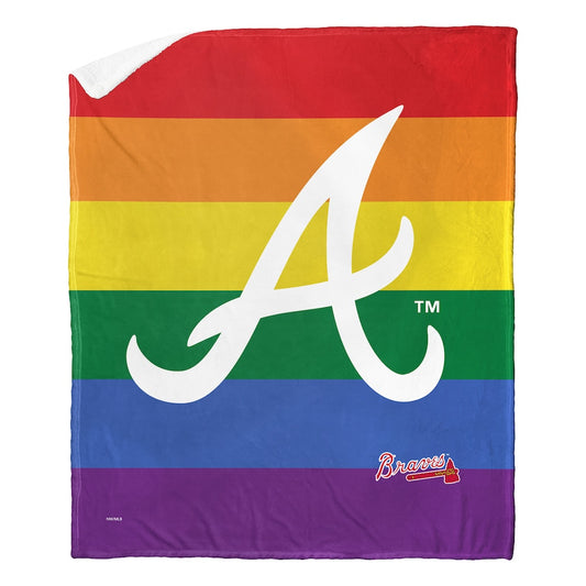 Atlanta Braves PRIDE Sherpa Blanket