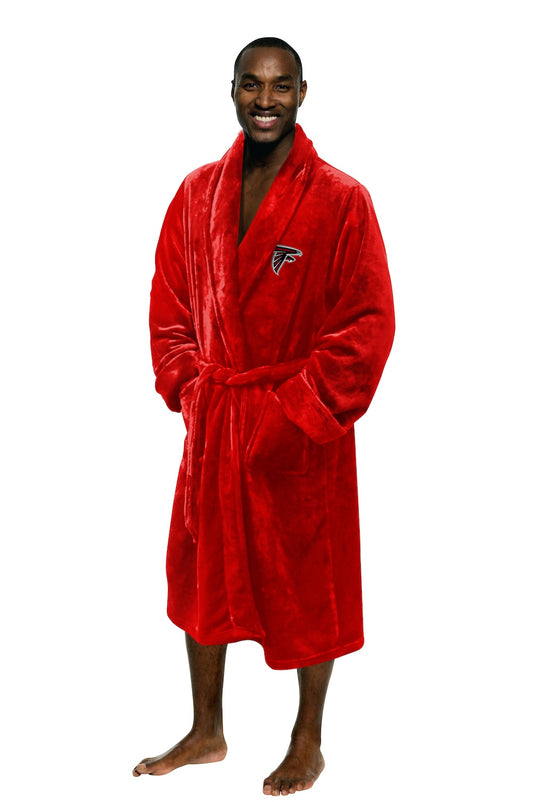 Atlanta Falcons silk touch bathrobe