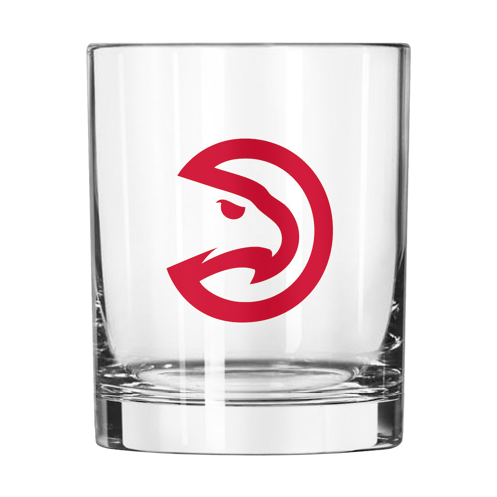 Atlanta Hawks Rocks Glass