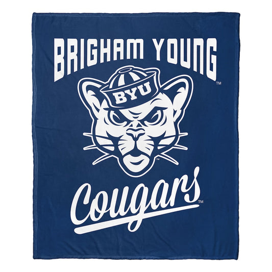 BYU Cougars official silk touch throw blanket