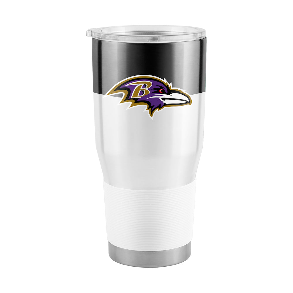 Baltimore Ravens 30 oz color block travel tumbler