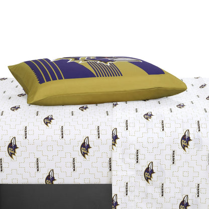 Baltimore Ravens twin bedding set sheets