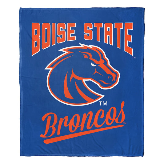 Boise State Broncos official silk touch throw blanket