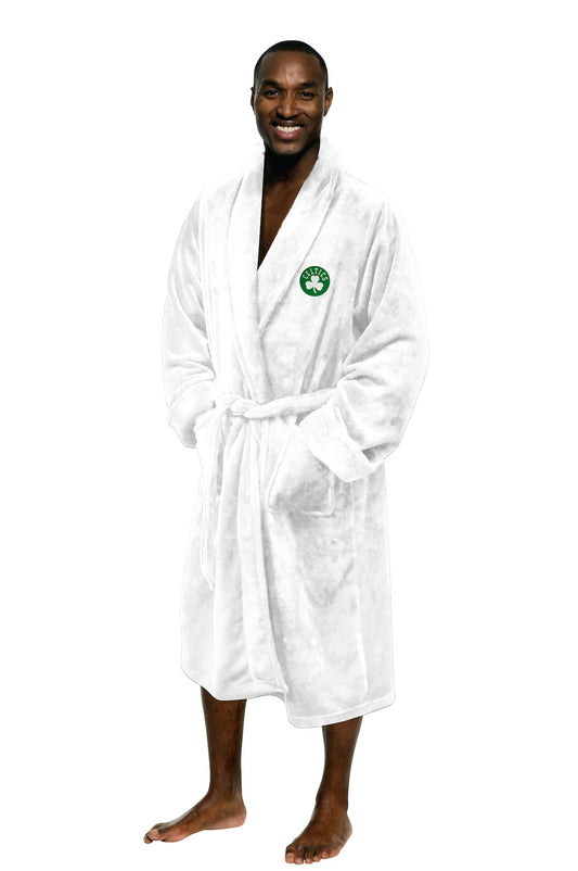 Boston Celtics silk touch bathrobe