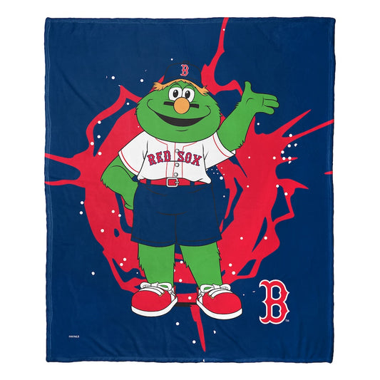Boston Red Sox MASCOT silk touch throw blanket