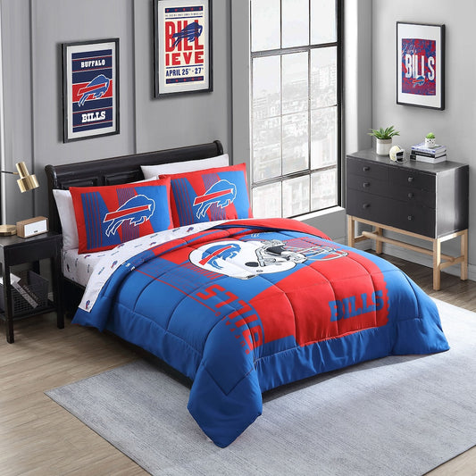 Buffalo Bills queen size bed in a bag