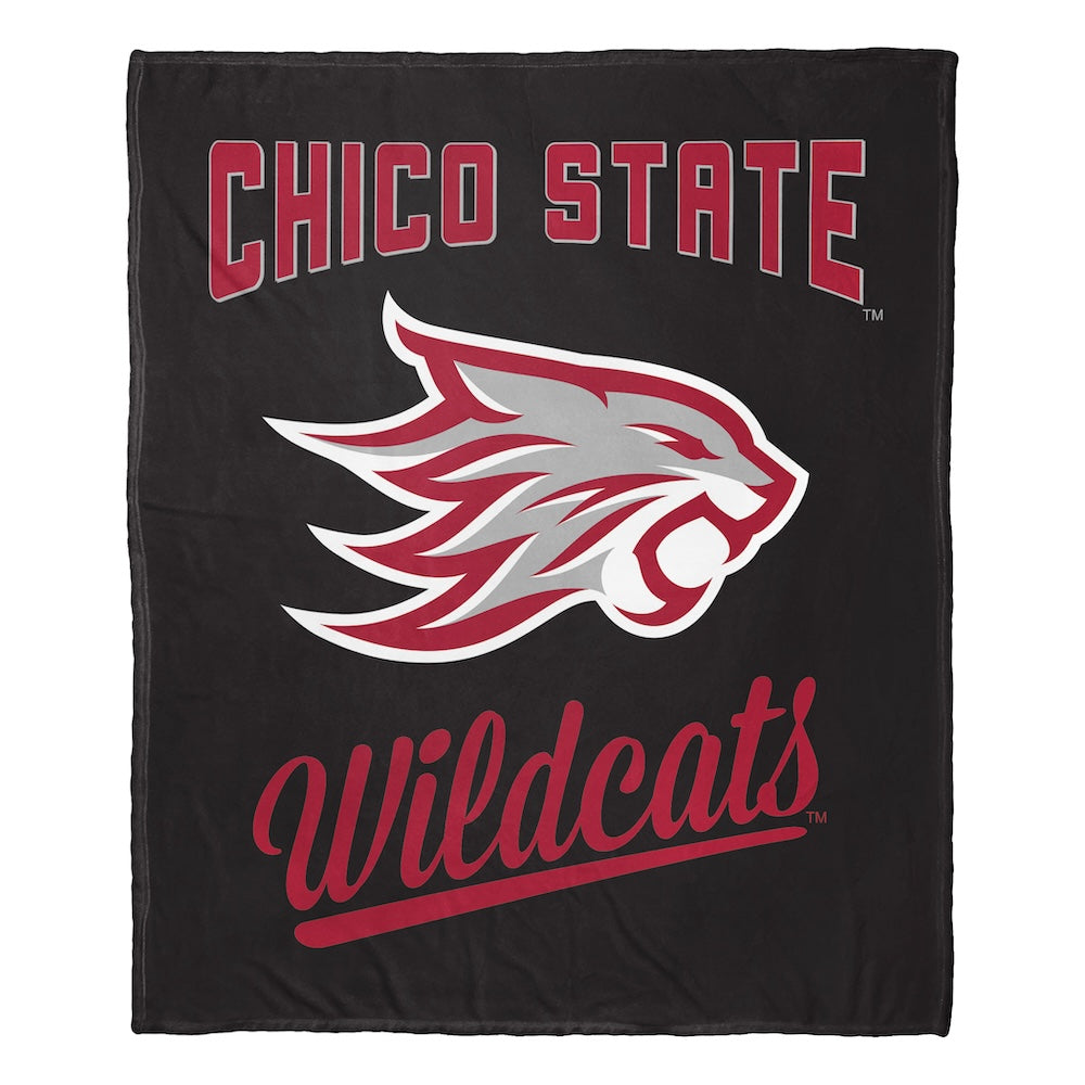 Cal State Chico Wildcats official silk touch throw blanket