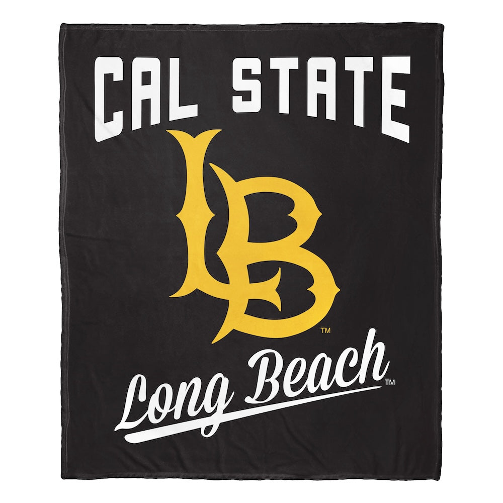Cal State Long Beach The Beach official silk touch throw blanket