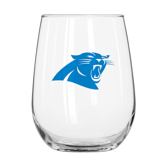 Carolina Panthers Stemless Wine Glass