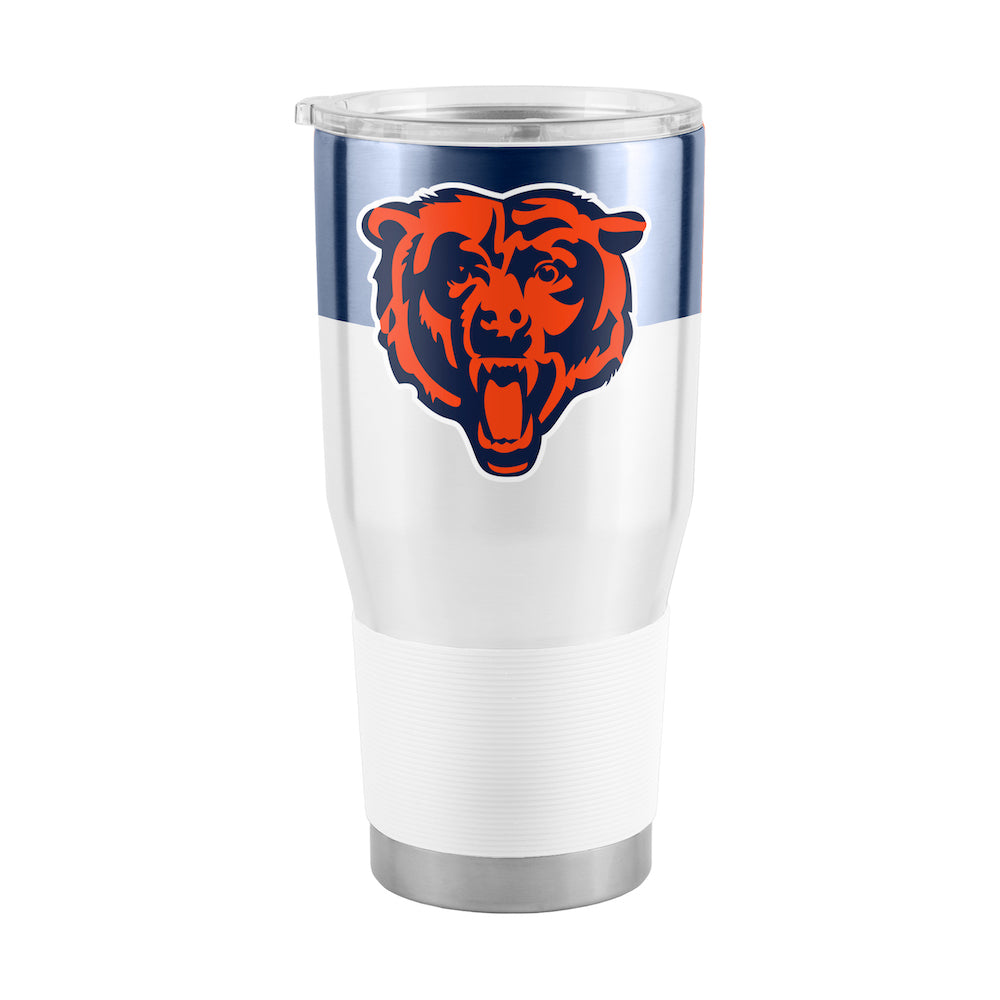 Chicago Bears 30 oz color block travel tumbler