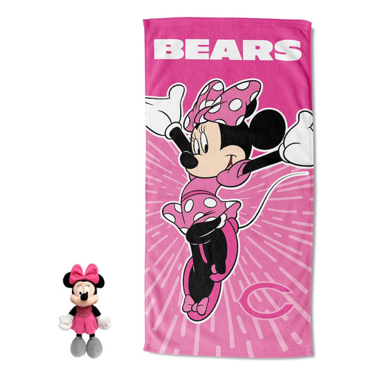 Chicago Bears Minnie Mouse Hugger and Towel