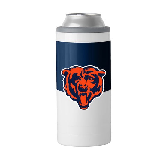 Chicago Bears colorblock slim can coolie