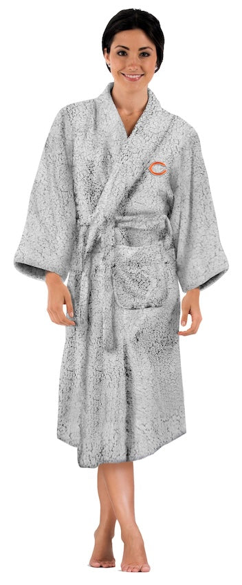 Chicago Bears Womens SHERPA bathrobe