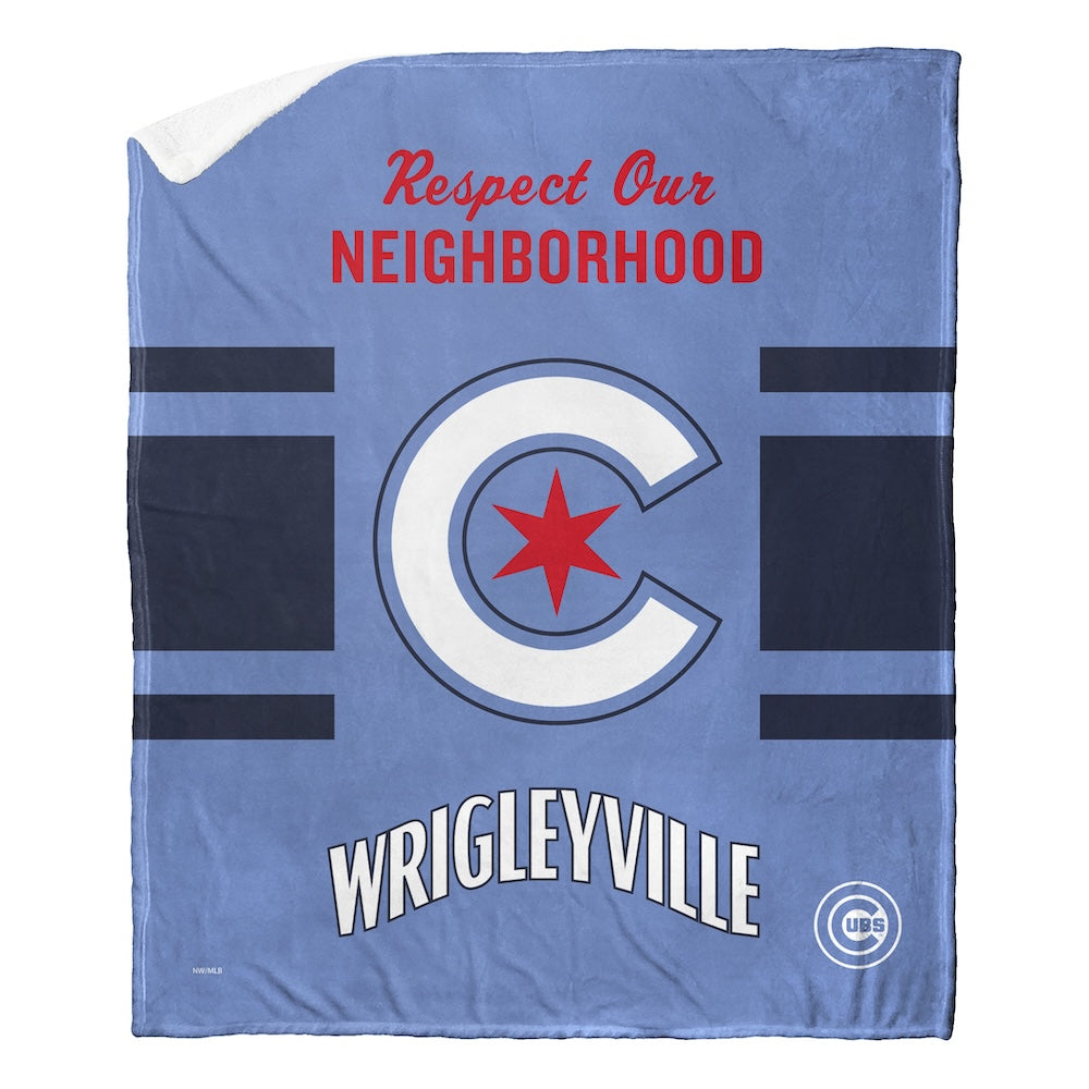 Chicago Cubs CITY CONNECT Sherpa Blanket