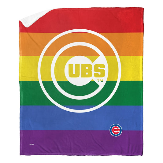 Chicago Cubs PRIDE Sherpa Blanket