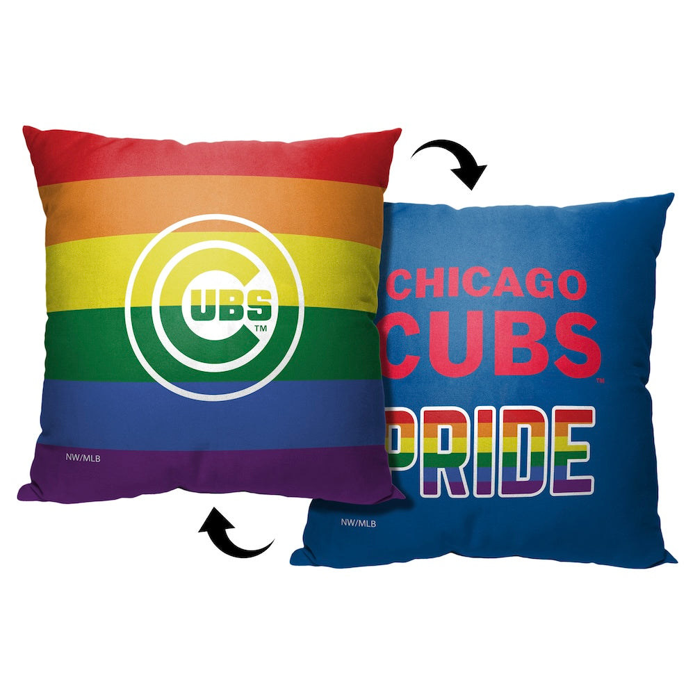 Chicago Cubs PRIDE throw pillow