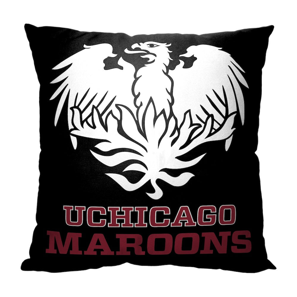 Chicago Maroons OFFICIAL throw pillow