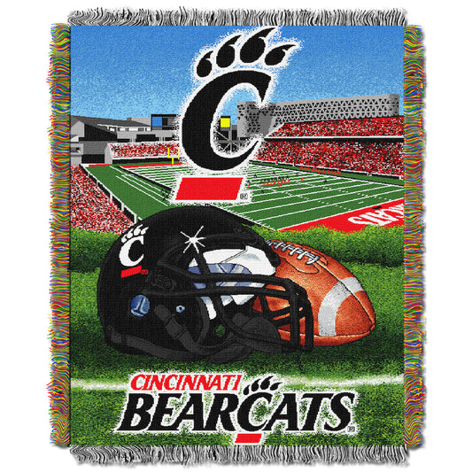 Cincinnati Bearcats woven home field tapestry