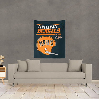 Cincinnati Bengals Premium Throwback Wall Hanging 3