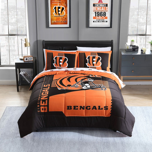 Cincinnati Bengals full size bed in a bag