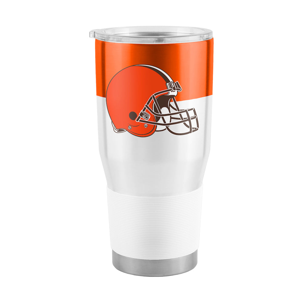 Cleveland Browns 30 oz color block travel tumbler